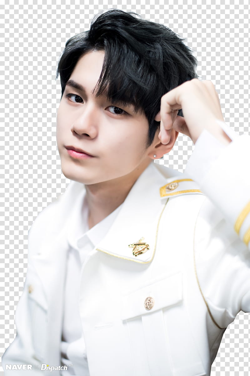 Render ONG SEONG WOO, man in white collared long-sleeved shirt transparent background PNG clipart