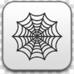 Albook extended , black spider web icon transparent background PNG clipart