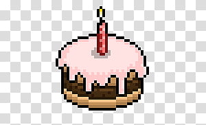 Pixel Birthday Cake graphic designed for Men & Women clothing (T-shirts,  hoodies, longsleves,) Home Fine Art Print | MABD Store