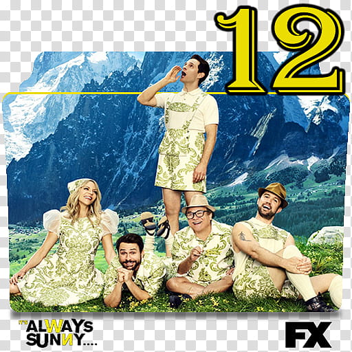 It Always Sunny series and season icons, It's Always Sunny .... S ( transparent background PNG clipart