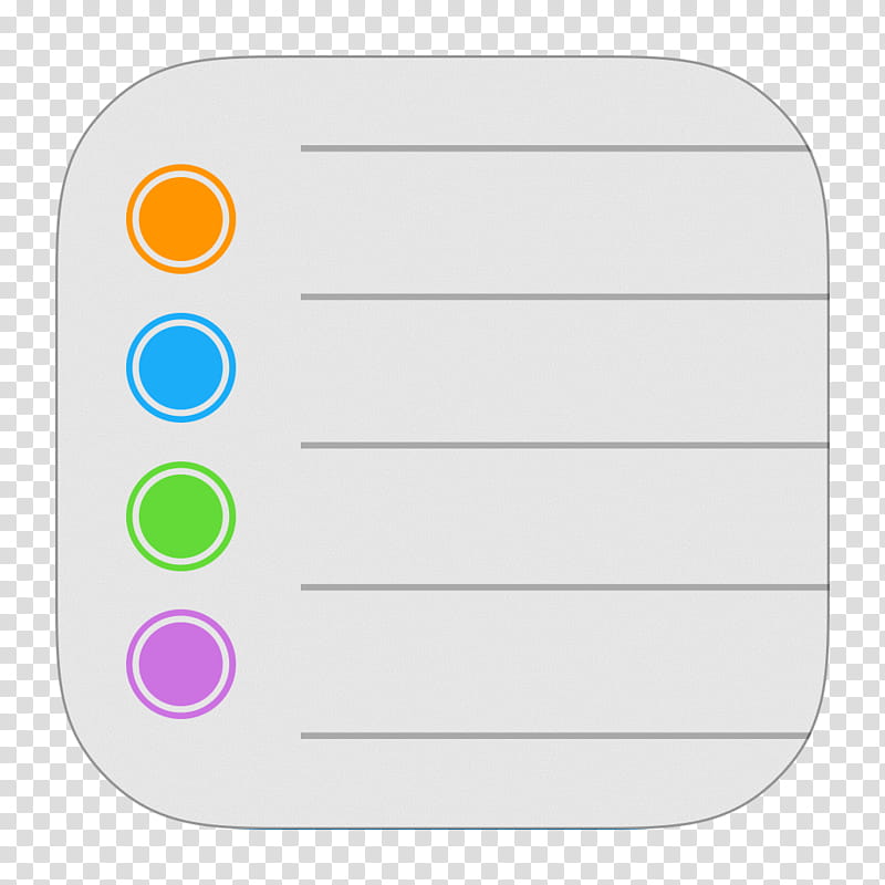iOS  Icons, Reminders transparent background PNG clipart
