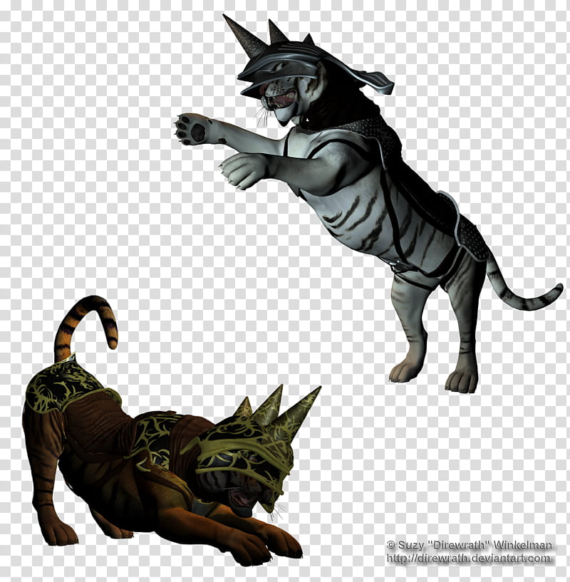Armored Cat , orange and white tigresses wearing mask transparent background PNG clipart