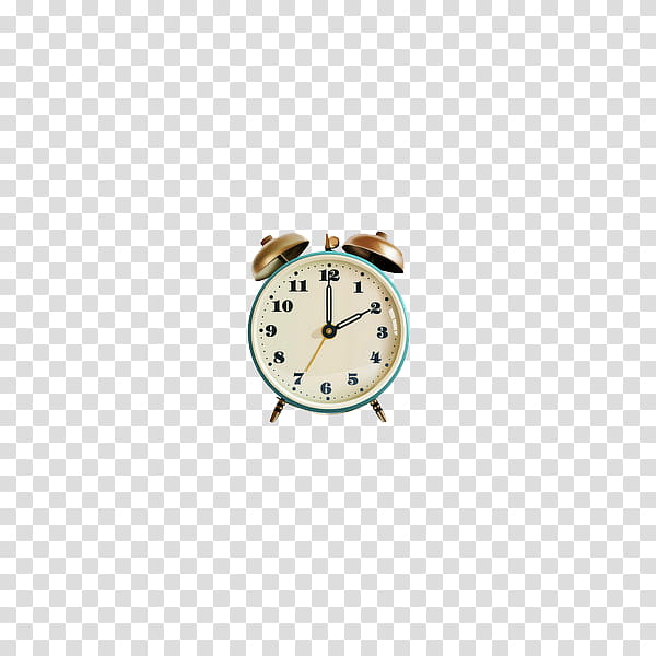 Whatever Stuff, white and blue alarm clock on : transparent background PNG clipart