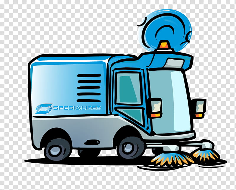 Cartoon Street, Street Sweeper, Road, Drawing, Transport, Cartoon, Vehicle, Water transparent background PNG clipart