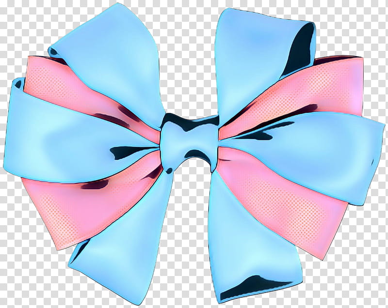 Ribbon Bow Ribbon, Bow Tie, Shoelace Knot, Blue, Pink, Turquoise, Aqua, Hair Accessory transparent background PNG clipart