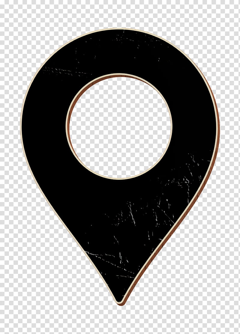 interface icon Placeholder for map icon graphy 2 icon, Place Icon, Black, Circle, Games, Metal transparent background PNG clipart
