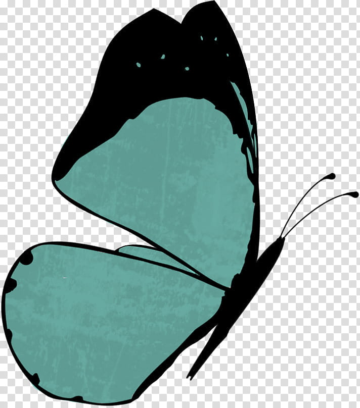 Smile Scrap Kit Freebie, blue butterfly illustration transparent background PNG clipart