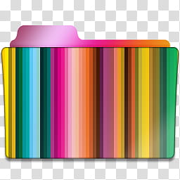 Pattern Folder Icons Set , multicolored folder illustration transparent background PNG clipart