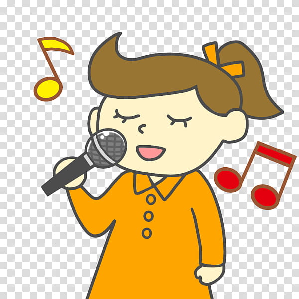 Singing, Karaoke, Song, Music, Choir, Singer, Cartoon, Off Course transparent background PNG clipart