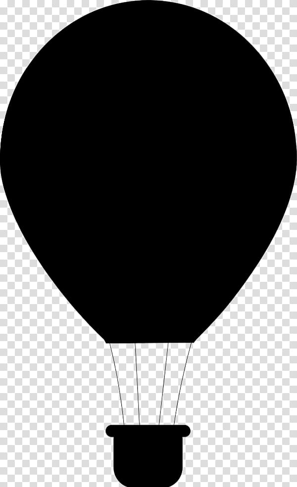 Hot Air Balloon Silhouette, Speech Balloon, Kawasaki Frontale, Blackandwhite, Aerostat, Vehicle transparent background PNG clipart