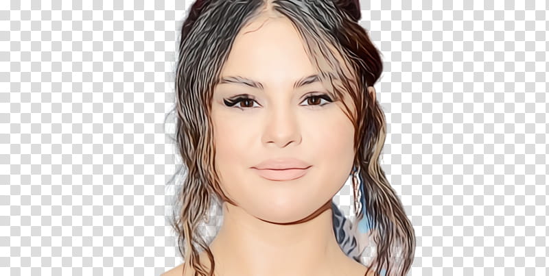 Hair, Selena Gomez, American Singer, Dancepop, Electropop, Justin Bieber, Long Hair, Eyebrow transparent background PNG clipart