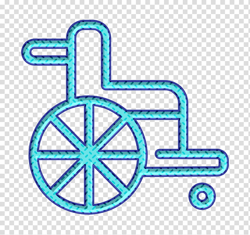 disability icon disable icon disabled icon, Handicap Icon, Medical Icon, Wheelchair Icon, Aqua, Turquoise, Line, Symbol transparent background PNG clipart