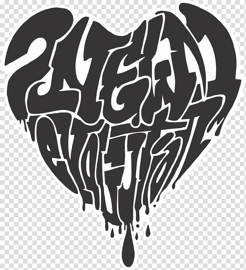 NE New Evolution and I Love You Logos, black heart decor transparent background PNG clipart