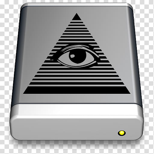 Veronica Mars Icon Set, VMDiskMI, Eye of Providence-printed wireless electronic device transparent background PNG clipart