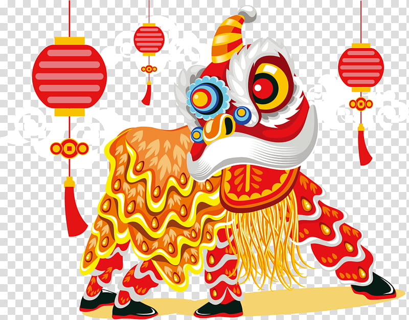 Chinese New Year Lion Dance, Dragon Dance, Lantern Festival, Chinese Dragon, Cartoon, Food, Holiday transparent background PNG clipart