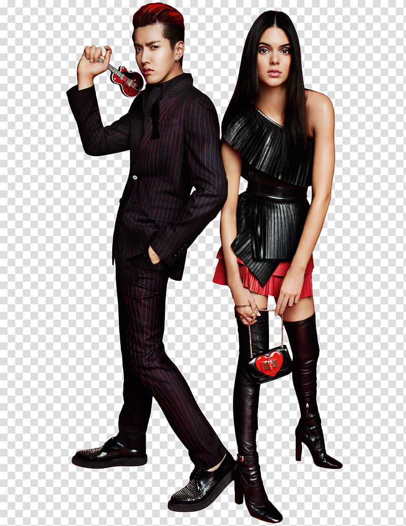 Kris And Kendall ,  transparent background PNG clipart