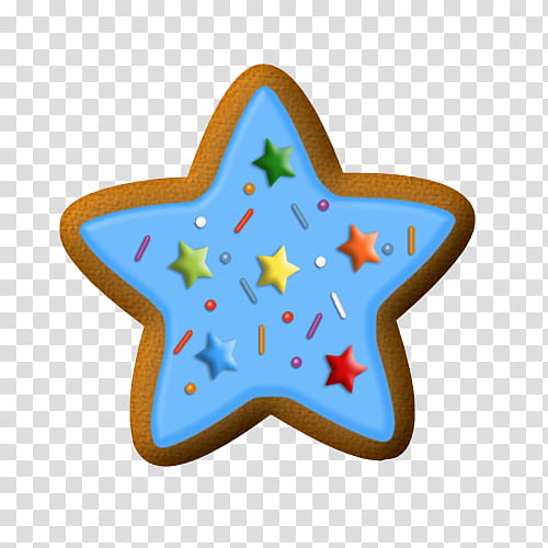 star christmas cookie clipart