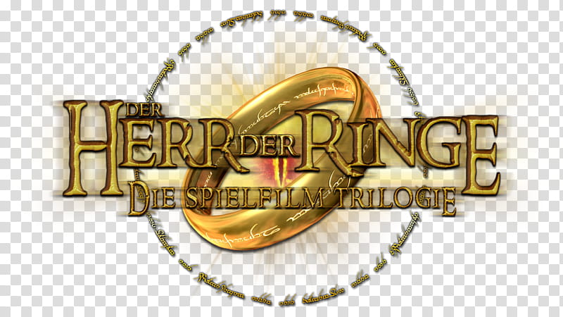 Gold Ring, Logo, Lord Of The Rings, Lord Of The Rings The Two Towers, Lord Of The Rings The Return Of The King, Lord Of The Rings The Fellowship Of The Ring, Text, Brass, Metal transparent background PNG clipart