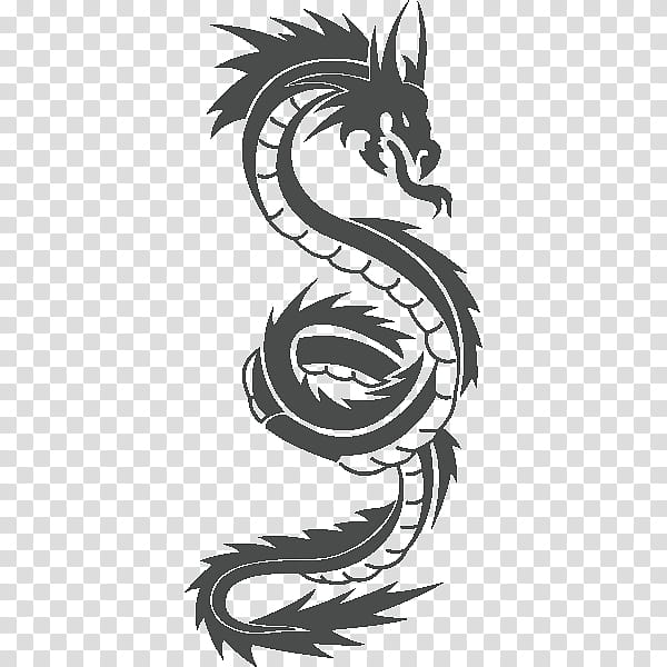 Dragon Drawing, Tattoo, Chinese Dragon, Japanese Dragon, European Dragon, Chinese Calligraphy Tattoos, Flash, Idea transparent background PNG clipart