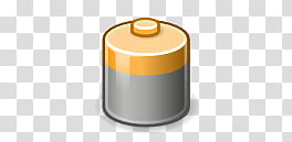 orange and grey life battery illustration transparent background PNG clipart