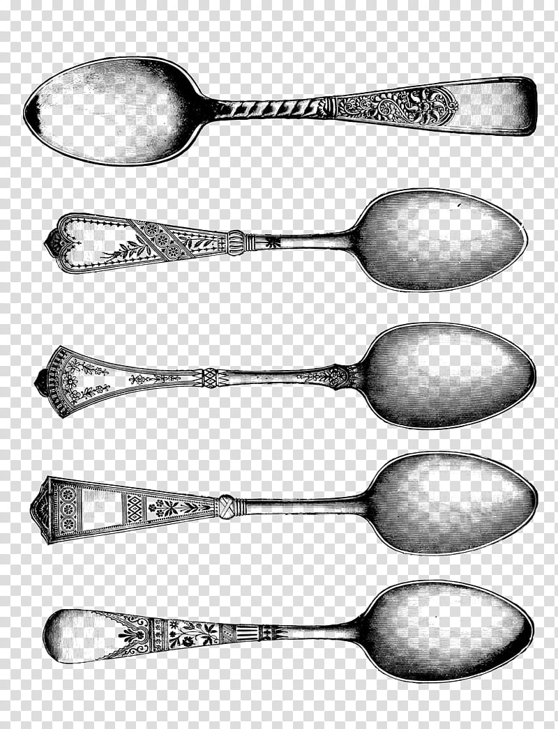 Silver, Spoon, Sugar Spoon, Art, Cutlery, Measuring Spoon, Drawing, Tableware transparent background PNG clipart