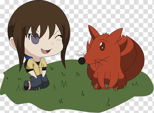 Rie and the Fox transparent background PNG clipart