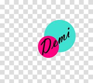 Texto de Demi Lovato transparent background PNG clipart thumbnail