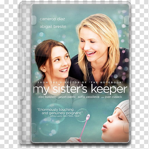Movie Icon Mega , My Sister's Keeper, My Sister's Keeper movie cover transparent background PNG clipart