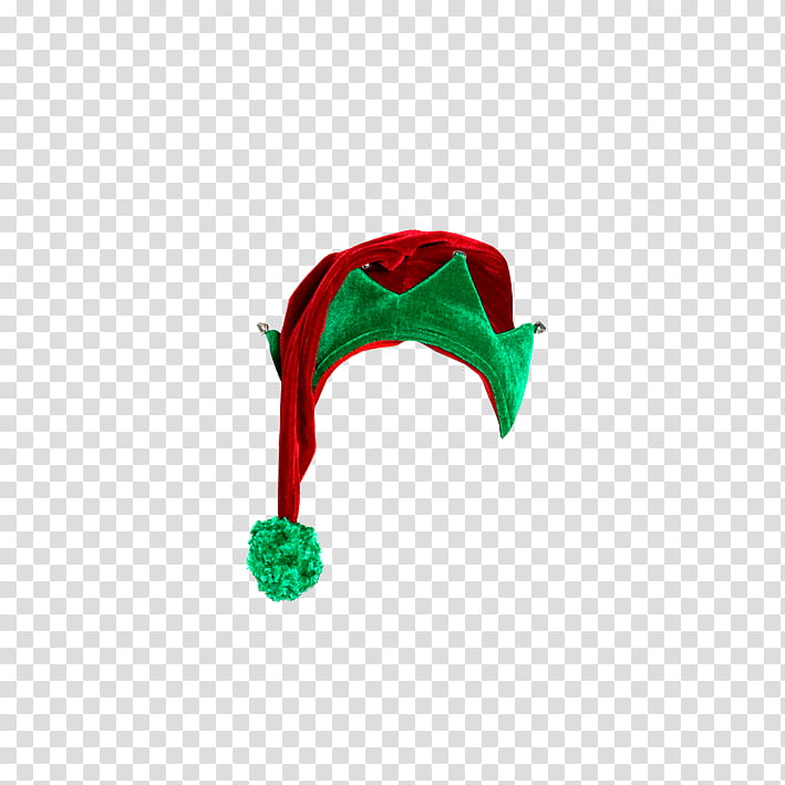 red and green elf hat transparent background PNG clipart