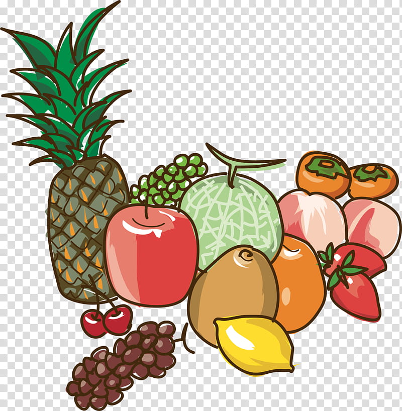 Pineapple, Food, Fruit, Vegetable, Cartoon, Food Group, Natural Foods, Ananas transparent background PNG clipart