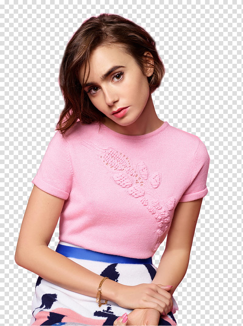 Lily Collins, hqdiesel~ transparent background PNG clipart