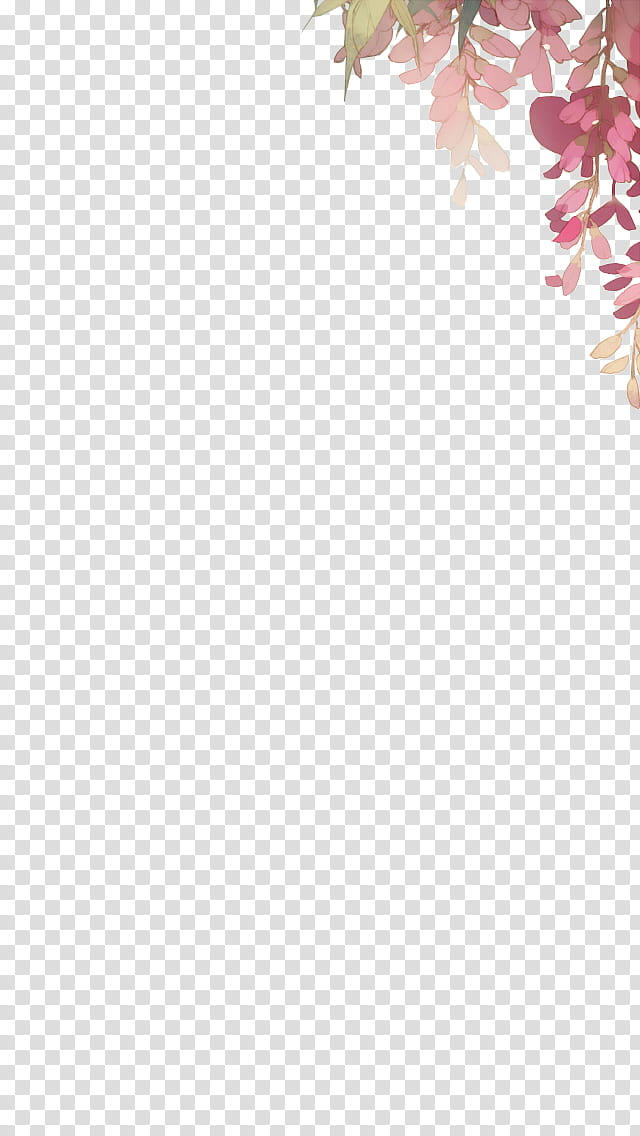 chinese style flower and bird, pink leaves border transparent background PNG clipart