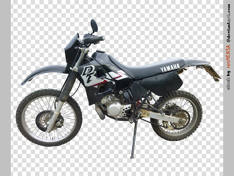 Yamaha DT UFO left transparent background PNG clipart