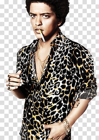 BRUNO MARS transparent background PNG clipart