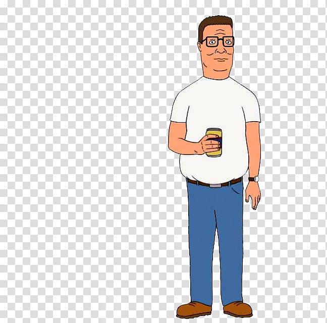 Hank Hill Standing, Bobby Hill, Boomhauer, Peggy Hill, Cotton Hill, Bill Dauterive, Dale Gribble, King Of The Hill transparent background PNG clipart