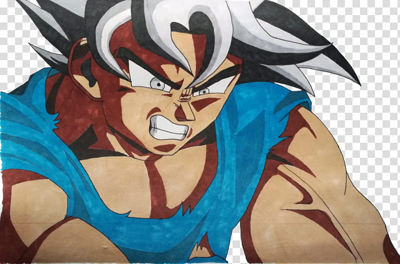 Goku Ultra Instinct Energy Blast transparent background PNG clipart