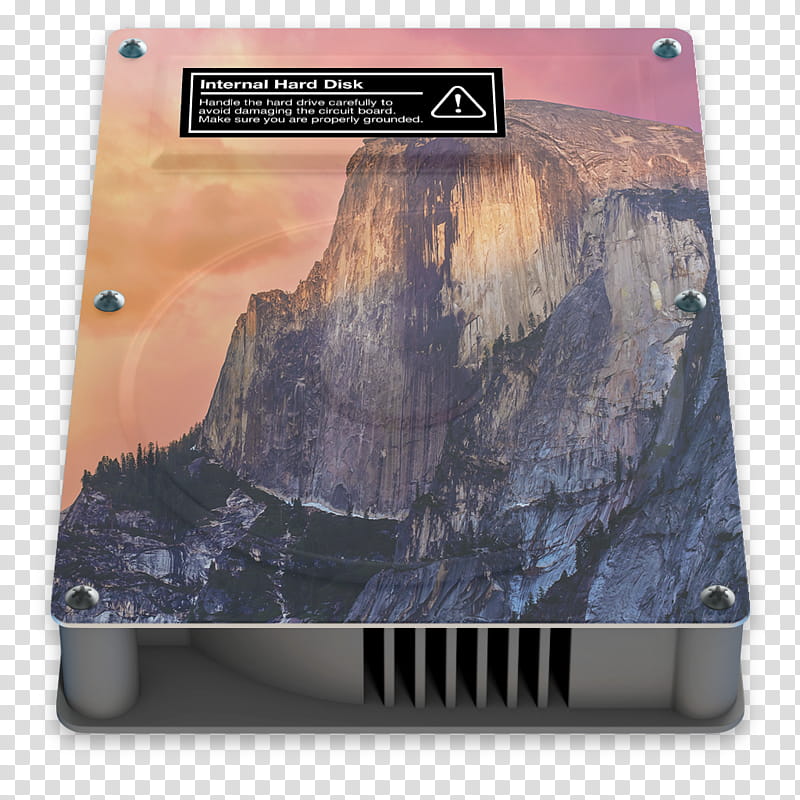HDD Icons, OS X ., Yosemite, internal hard disk icon transparent background PNG clipart