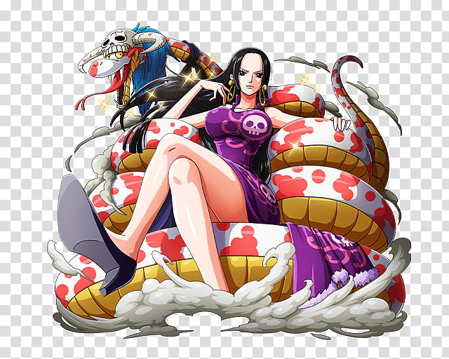 Boa Hancock the Pirate Empress, One Piece Nico Robin illustration transparent background PNG clipart