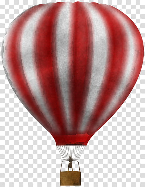 Hot air balloon, Red, Hot Air Ballooning, Vehicle, Aerostat transparent background PNG clipart