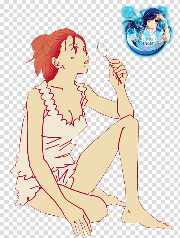 Coloring Page Outline Of cartoon girl blowing soap bubbles Stock Vector by  ©Oleon17 110526062