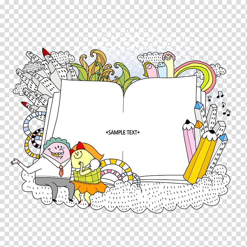 Line Art Border, Drawing, Book, Cartoon, Text, Area, Rectangle transparent background PNG clipart
