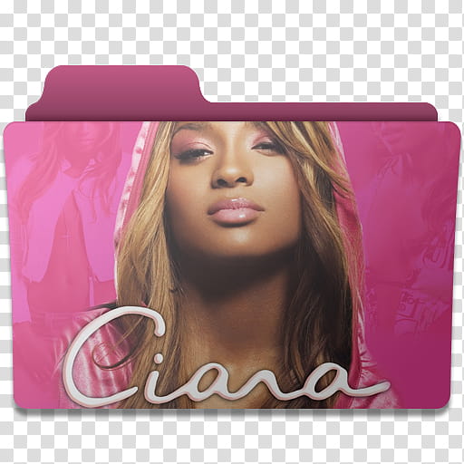 Music Folder  , Ciara transparent background PNG clipart