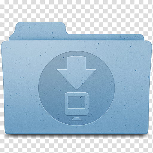 Temas negros mac, blue folder icon transparent background PNG clipart