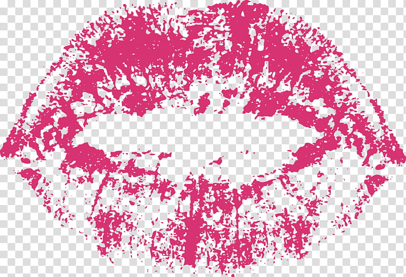 red rip kiss, Pink, Lip, Magenta, Mouth, Circle transparent background PNG clipart