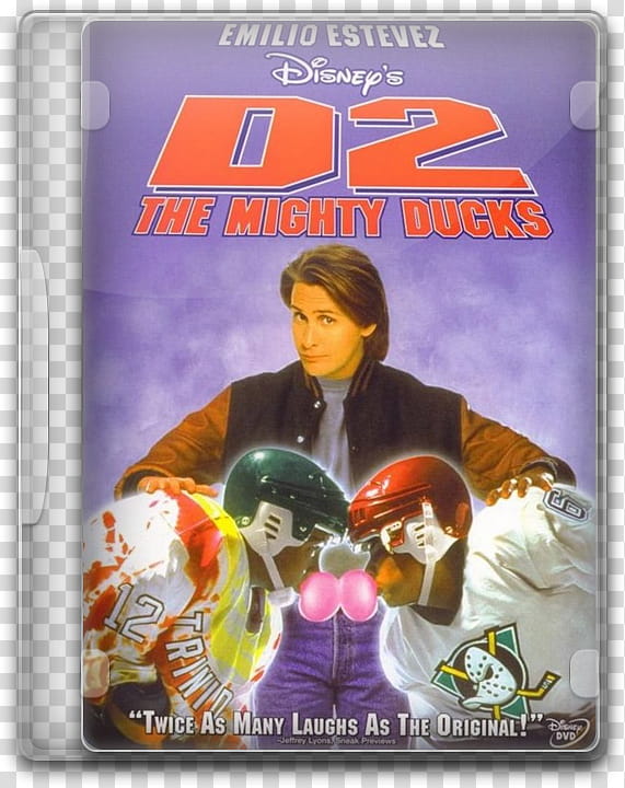 disney movie icons, the mighty ducks d transparent background PNG clipart