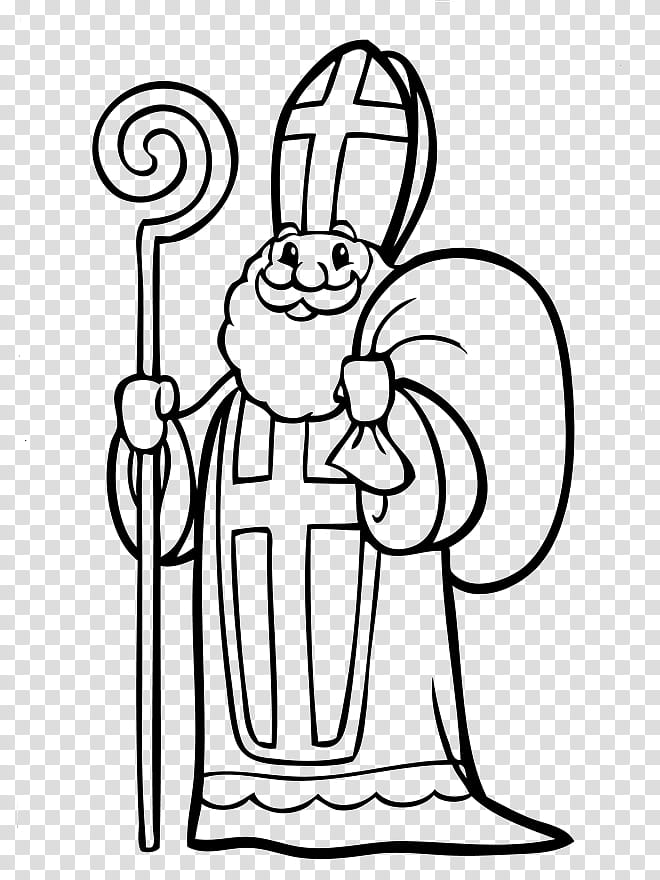 Santa Claus Drawing, Coloring Book, Saint Nicholas Day, Christmas Day, Sinterklaas, Page, Cars, Line Art transparent background PNG clipart