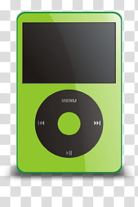 ipod dock icons various color, ipod-green, green iPod nano illustration transparent background PNG clipart