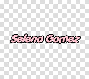 Texto Selena Gomez transparent background PNG clipart thumbnail