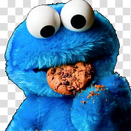 Mounstro come galletas, Sesame Street Cookie Monster transparent background PNG clipart