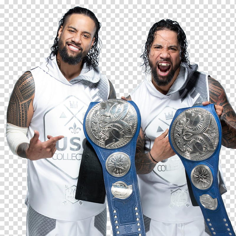 The Usos Smackdown Tag Team Champions || transparent background PNG clipart